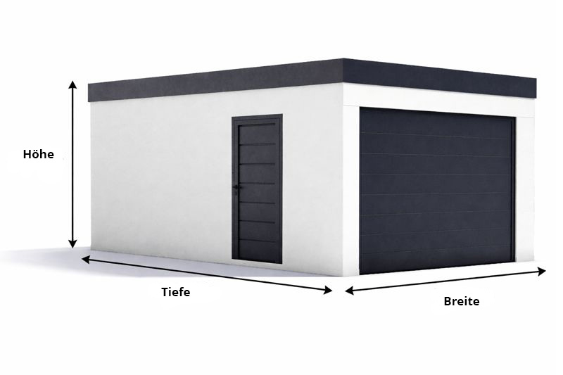 garage masse uninorm konfigurator